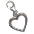 Charm pendant open heart to attach to a charm bracelet