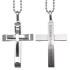 Necklace pendant Jesus on the cross made of stainless steel with engraving of your choice