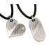 Convertible stainless steel pendant small with your individual engraving