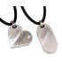 Convertible stainless steel pendant small with your individual engraving