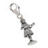 Pendant hula dancer made of 925 sterling silver