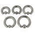 Clamp ball ring BCR. Surgical steel 6.0mm thick