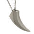 Ash pendant tooth made of high-gloss polished stainless steel