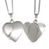 Heart-shaped locket made of 925 sterling silver