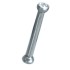 316l Surgical Steel Mini Barbell Internal Thread Colored Crystal Ball Various Sizes
