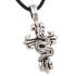 925 sterling silver pendant, cross and snake