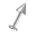 Labret with screw-on tip 1.6mm thick
