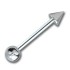 Barbell with ball and tip