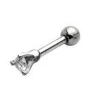 Helix ear piercing with a crystal 250