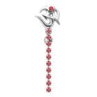 Upper Belly Shield Chain Design mit Strasskette
