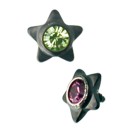 Dermal Anchor Star 1.2mm coated with crystal PVD