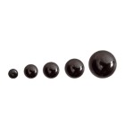 Piercing ball black with screw thread