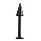 Black labret with spike