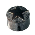 Organix plug with carving, black star