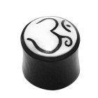 Organix plug with OM motif, sizes selectable