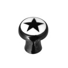 Organix plug with star motif, different sizes