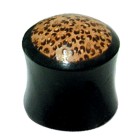 Organix plug with leopard pattern, different sizes