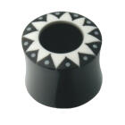 Organix ear plugs made of horn with a star motif