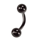 Piercing banana black 1.2 to 1.6mm thickness