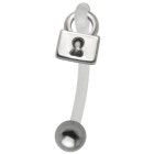 Genital piercing (Christina) Bioflex rod 1.6x12mm, lock