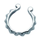 925 sterling silver breast clip discreet charm