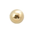 14k gold hollow screw ball 1.2mm thread