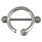 Brustwarzen Piercing mit drehbaren Stein