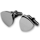 Cufflinks made of satin stainless steelm 17.2x17.8m