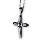 Stainless steel pendant with a mirror finish