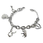 PLAYBOY charm bracelet style bracelet with playful charms