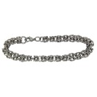 Heavy stainless steel king's bracelet in three lengths