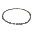 King's necklace made of stainless steel in three different lengths