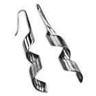 Twisted stainless steel earrings
