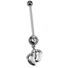 PTFE rod with pregnancy motif made of steel 294