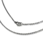 Steel anchor chain 45cm with 1.5mm chain links and lobster clasp