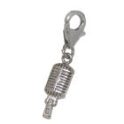 Pendant microphone made of 925 sterling silver
