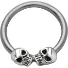 Clamp ball ring BCR, with two skulls