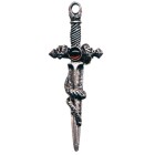 Pendant sword with snake