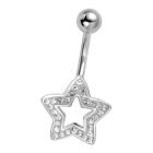 Navel piercing motif star - GLAM