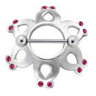 Nipple piercing shield big girl 925 silver