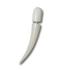Water buffalo bone pseudo piercing, wedge