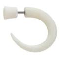 Water buffalo bone pseudo piercing, hook