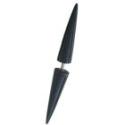 Water buffalo horn pseudo piercing, bar