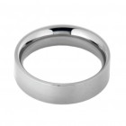 Ring made of 316L surgical steel, width 6mm, highly polished