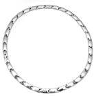 Necklace made of stainless steel, length 46cm, snap clasp