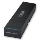 Black leather strap with snap clasp