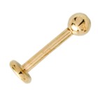14k gold labret 1.6mm with hollow ball