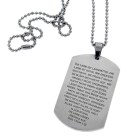 Pendant dog tag 29x50mm made of stainless steel with individual engraving
