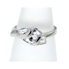 925 sterling silver ring with navette
