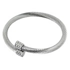 Bangle made of stainless steel, flexible 09